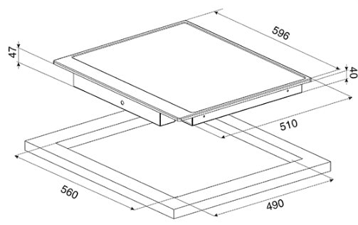 варочная поверхность Smeg P864AO купить