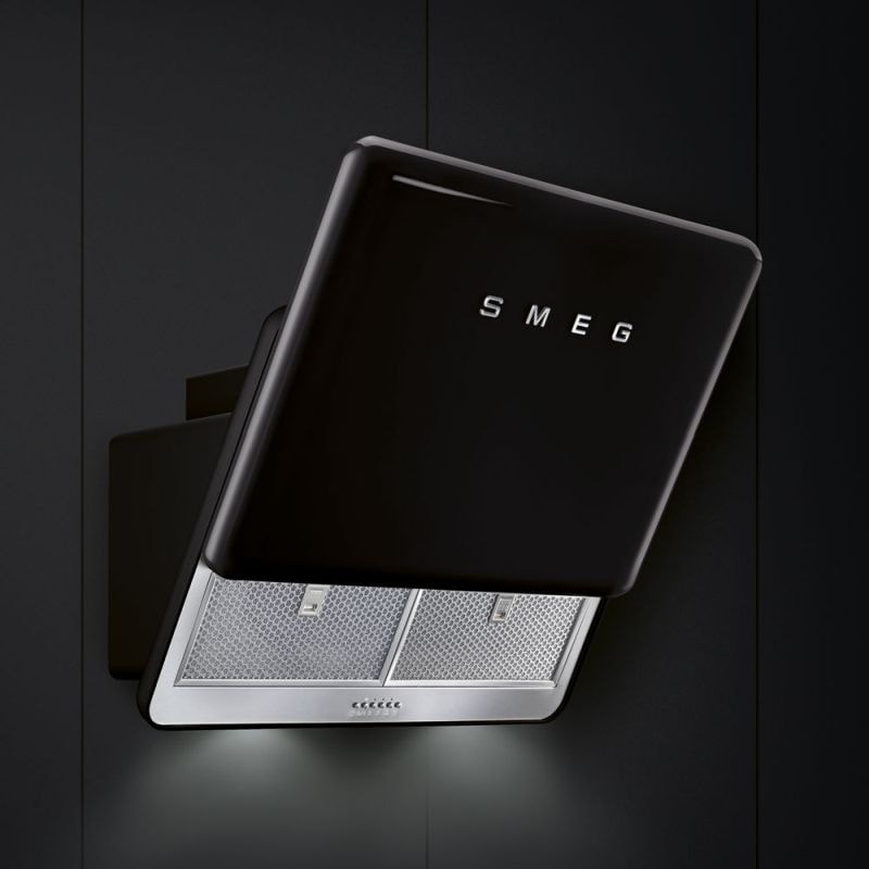 вытяжка кухонная Smeg KFAB75BL купить