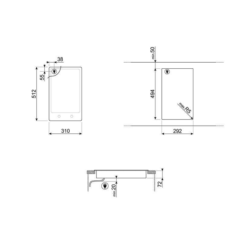 варочная поверхность Smeg PGF32I-1 купить