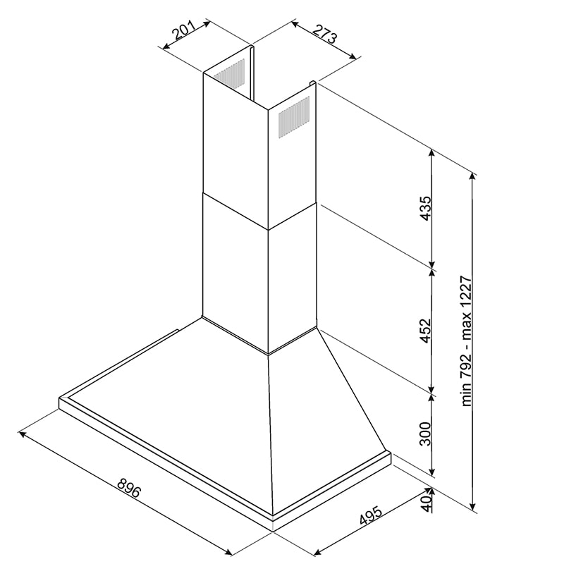 вытяжка кухонная Smeg KPF9OG купить