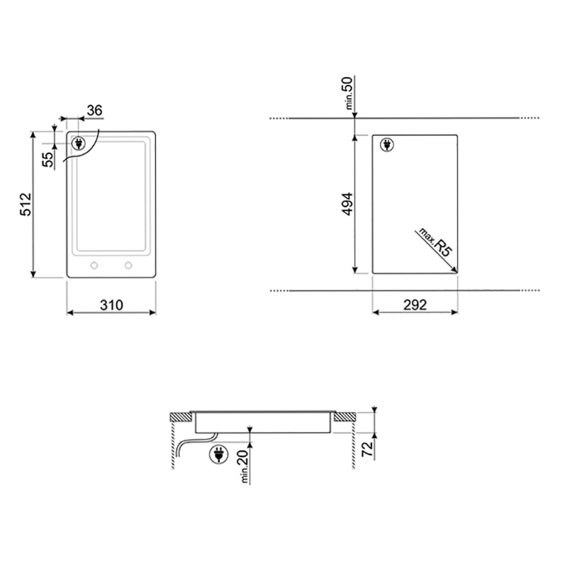 варочная поверхность Smeg PGF30T-1 купить