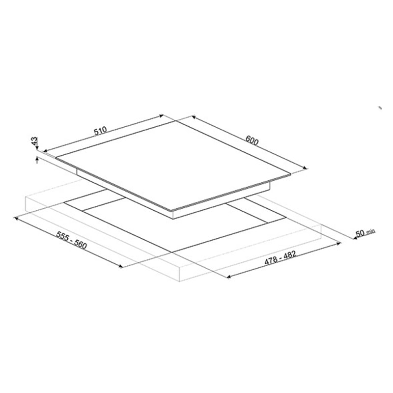 варочная поверхность Smeg PX164L купить