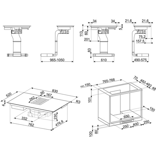 варочная поверхность Smeg HOBD482D купить