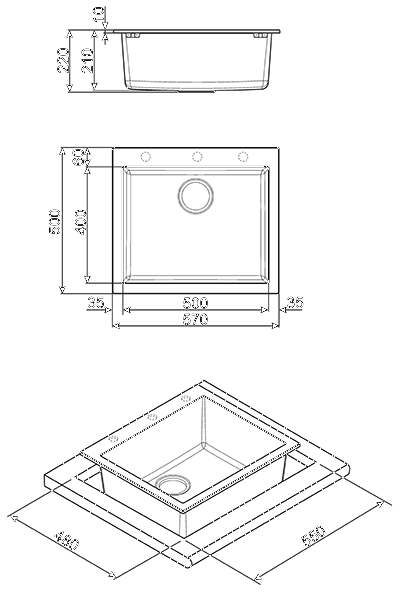 мойка кухонная Smeg VZ57CT купить