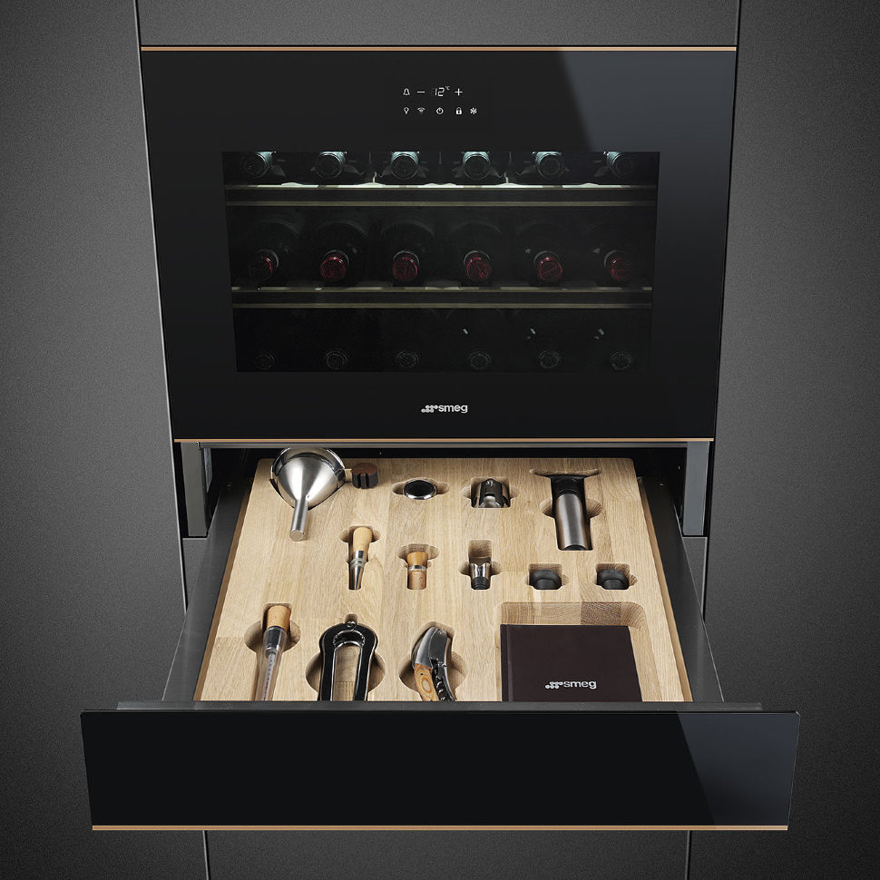 винный шкаф встраиваемый Smeg CVI621RWNR3 купить