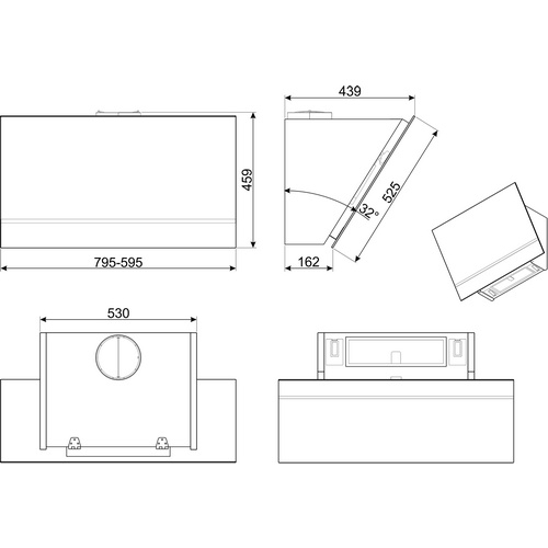 вытяжка кухонная Smeg KV28N купить