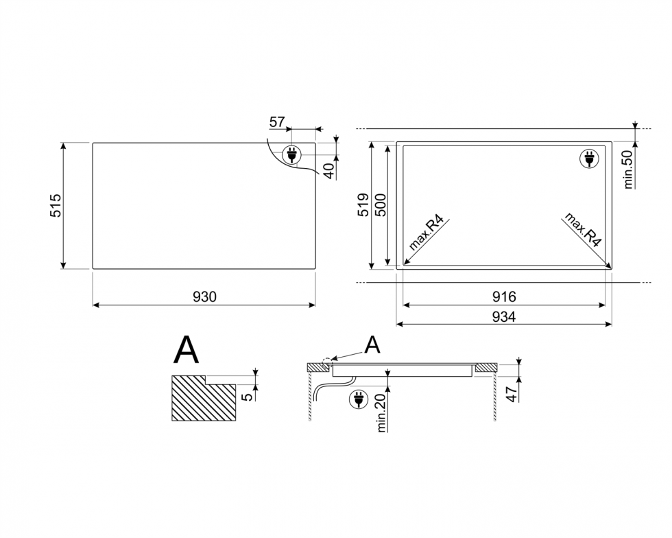 варочная поверхность Smeg SIA1963D купить