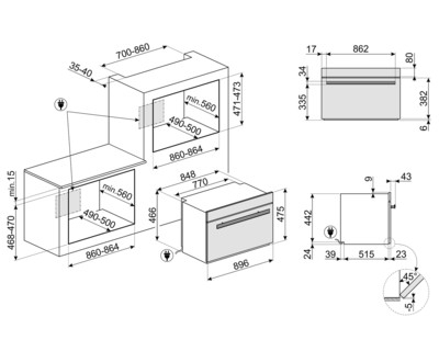 духовой шкаф Smeg SFPR9604TNR купить