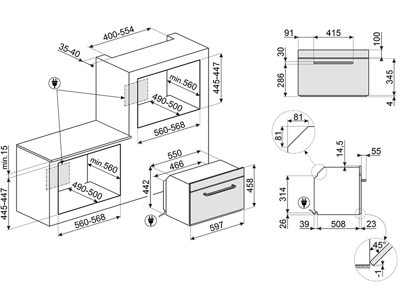 духовой шкаф Smeg SO4902M1X купить