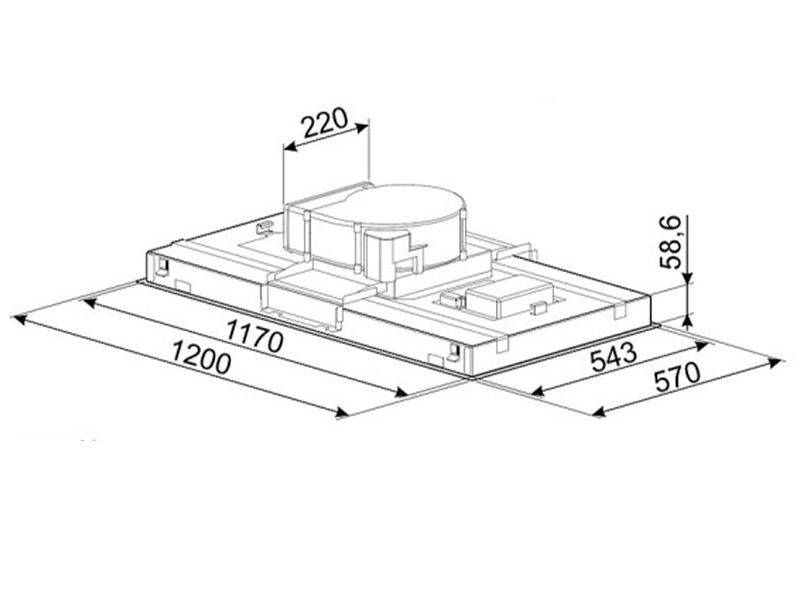 вытяжка кухонная Smeg KLT12L4X купить