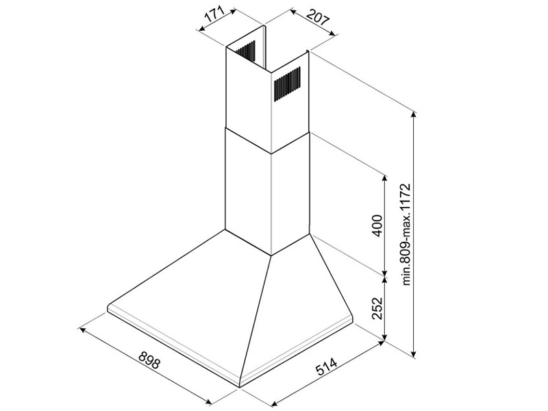 вытяжка кухонная Smeg KSED95XE купить