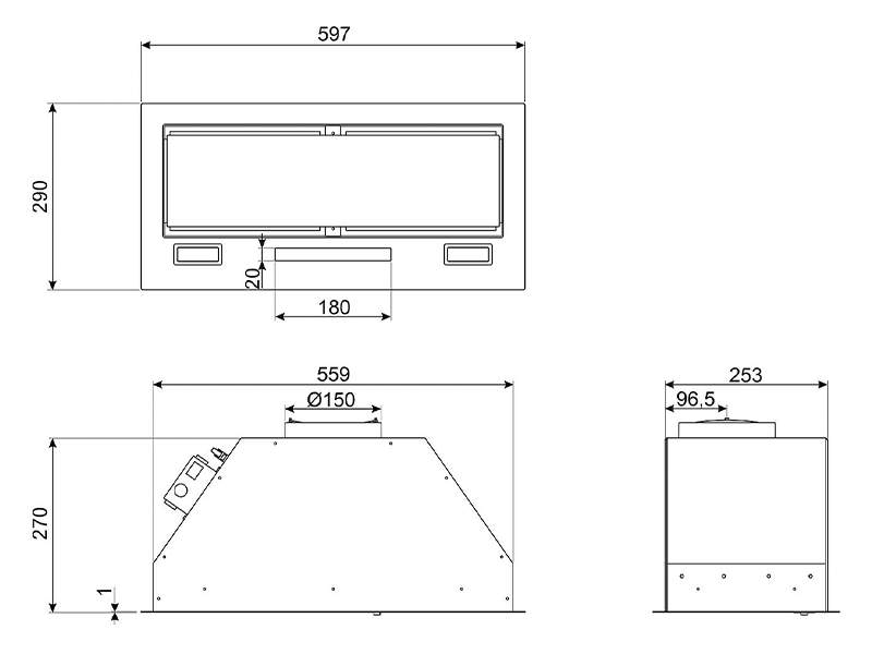 вытяжка кухонная Smeg KSG6P4X купить