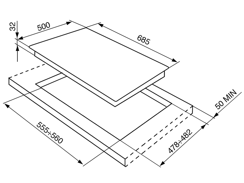 варочная поверхность Smeg SR975XGH купить
