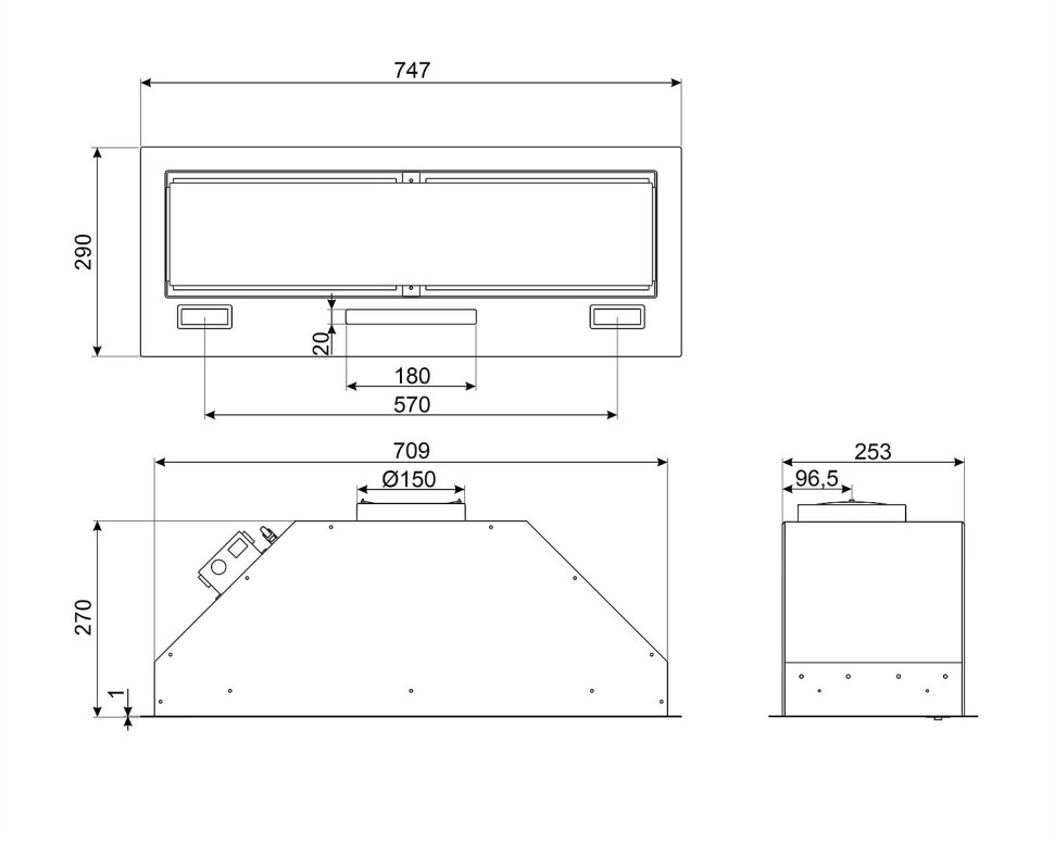 вытяжка кухонная Smeg KSG8P4MB купить