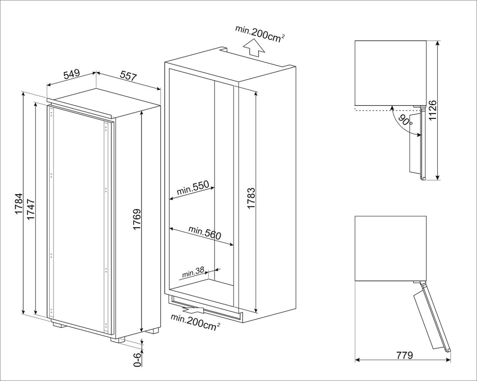 морозильная камера Smeg S9F174DND купить