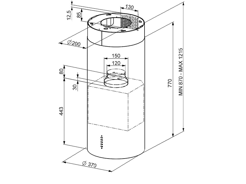вытяжка кухонная Smeg KIR37XE2 купить