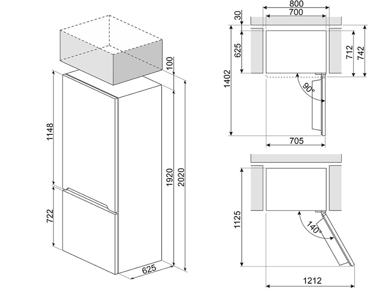холодильник Smeg FC48KDND купить