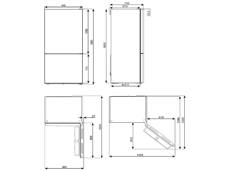 холодильник Smeg FC84EN4HX1 купить