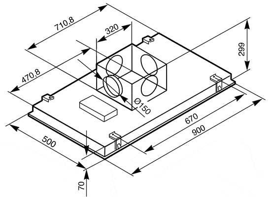 вытяжка кухонная Smeg KSEG90X-1 купить