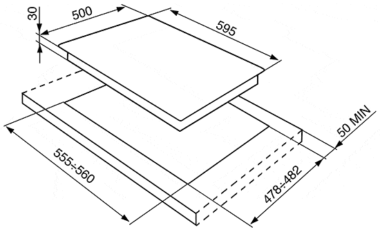 варочная поверхность Smeg SRV864POGH купить