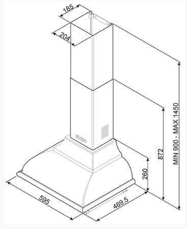 вытяжка кухонная Smeg KC16POE купить