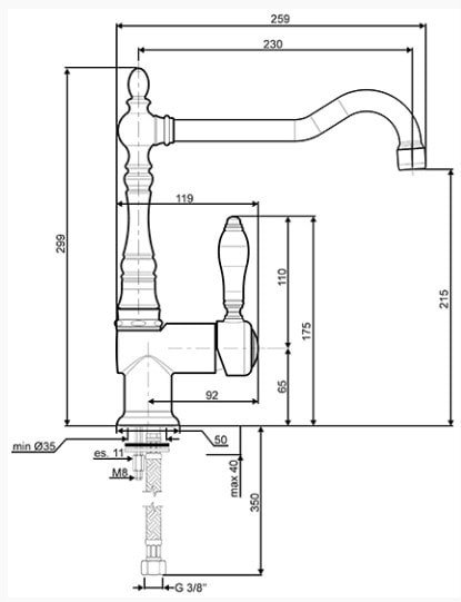 смеситель кухонный Smeg MIR6O-2 купить