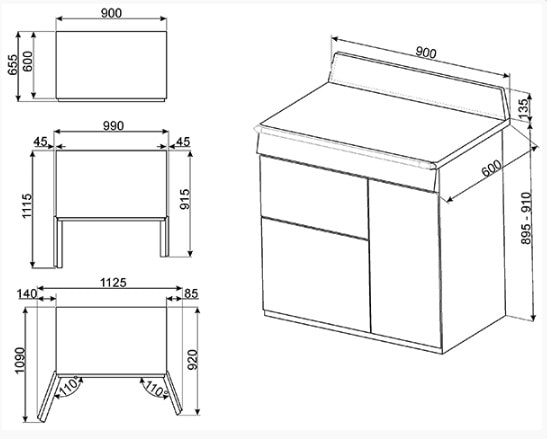 плита кухонная Smeg TR93P купить